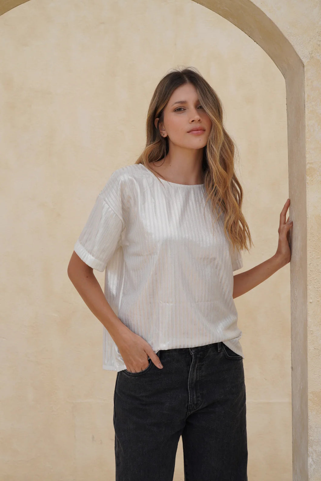 Blusa Gala Crema