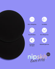 Cargar imagen en el visor de la galería, Cubre Pezón de Silicona Negro - Nipskin
