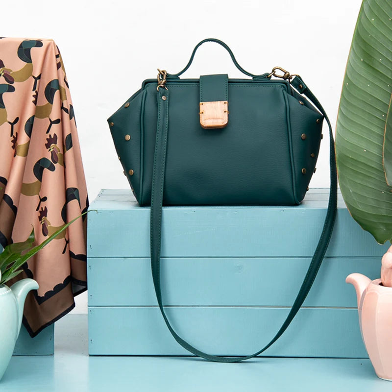 Cartera Aquitania Verde Labranza