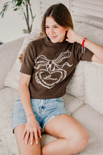 Cargar imagen en el visor de la galería, BLUSA TEJIDA MANGA CORTA ALGODÓN ECOLÓGICO GRATEFUL
