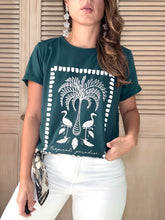 Cargar imagen en el visor de la galería, Básica Tropical Paradise Verde Oscuro
