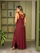 Cargar imagen en el visor de la galería, Vestido Isabella Plane vino
