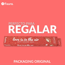 Cargar imagen en el visor de la galería, Abanico “Love is in the air” purpurina
