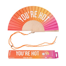 Cargar imagen en el visor de la galería, Abanico “You’re hot” degradado rosa
