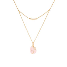 Cargar imagen en el visor de la galería, Collar Cuarzo Rosa - Piedra del Amor Incondicional
