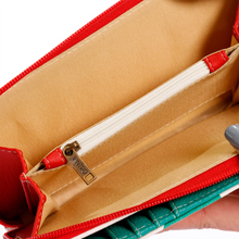 Cargar imagen en el visor de la galería, Billetera Verona Floral Masterpeace Roja
