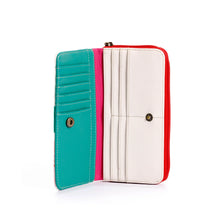 Cargar imagen en el visor de la galería, Billetera Verona Floral Masterpeace Roja
