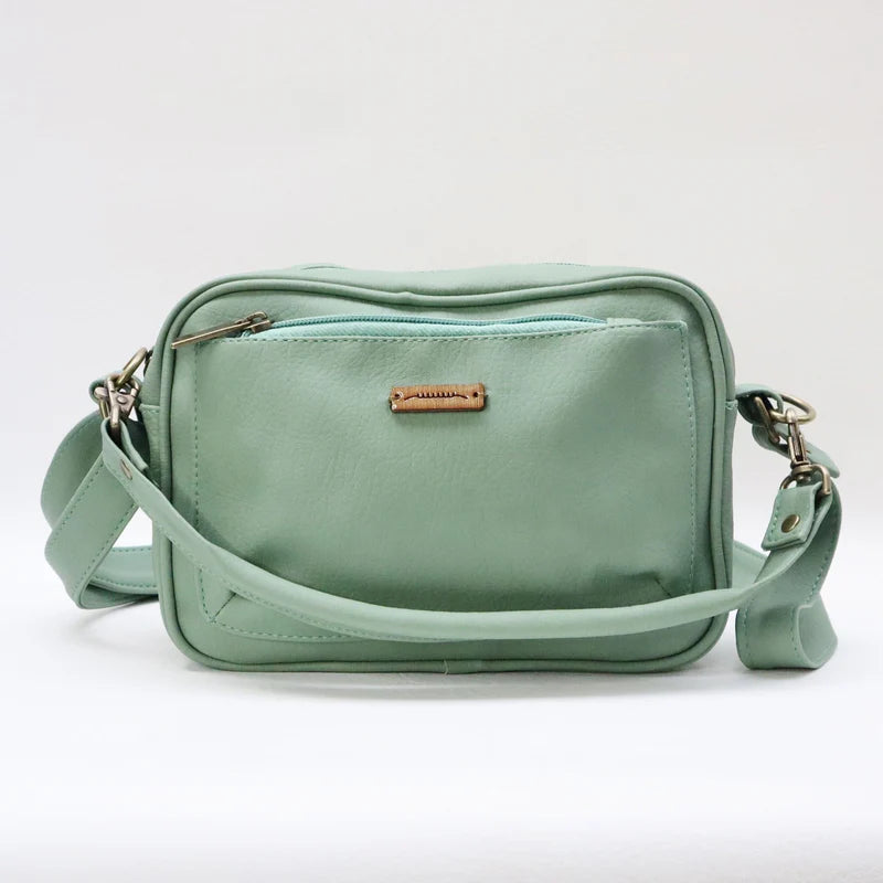 Bandolera Anita Verde Niebla