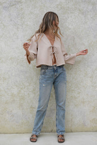 Blusa Tauro Taupe