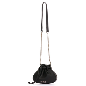 MANOS LIBRES PARA MUJER DOTS NEGRO CON CARGADERA EN CADENA