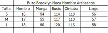 Cargar imagen en el visor de la galería, Buzo Brooklyn Moca Hombro Arabescos
