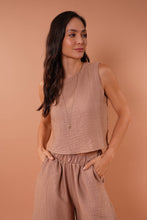 Cargar imagen en el visor de la galería, Blusa Catrina Cafe
