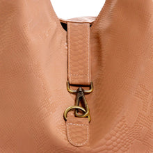 Cargar imagen en el visor de la galería, Cartera para mujer Badminton mocca con broche Cobra Noir
