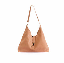 Cargar imagen en el visor de la galería, Cartera para mujer Badminton mocca con broche Cobra Noir
