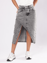 Cargar imagen en el visor de la galería, Falda Coral gris
