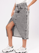 Cargar imagen en el visor de la galería, Falda Coral gris
