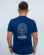 Cargar imagen en el visor de la galería, Camiseta Unisex Azul Estampada Medellín

