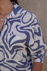 Camisa Siria Azul