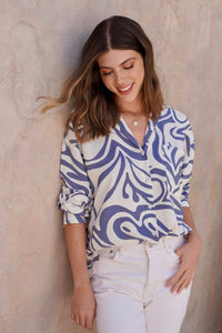 Camisa Siria Azul