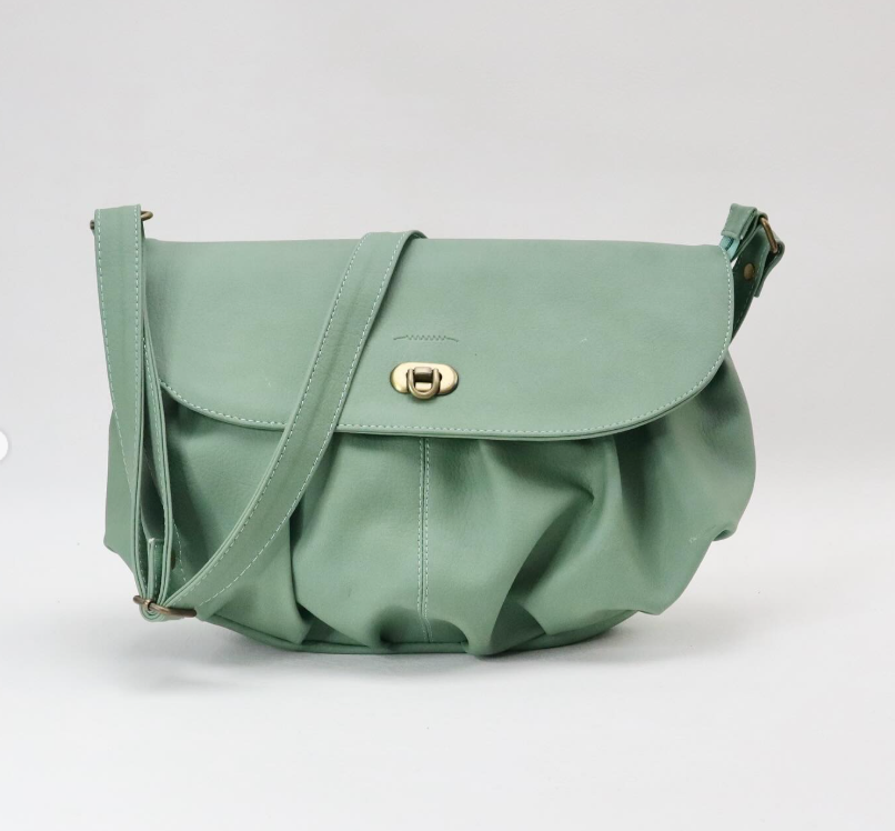 Bandolera Recogida Verde Niebla