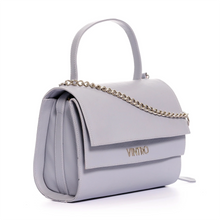 Cargar imagen en el visor de la galería, Cartera Dandy Gris Con Cargadera En Cadena
