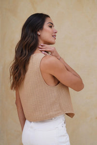 Chaleco Milanta Taupe