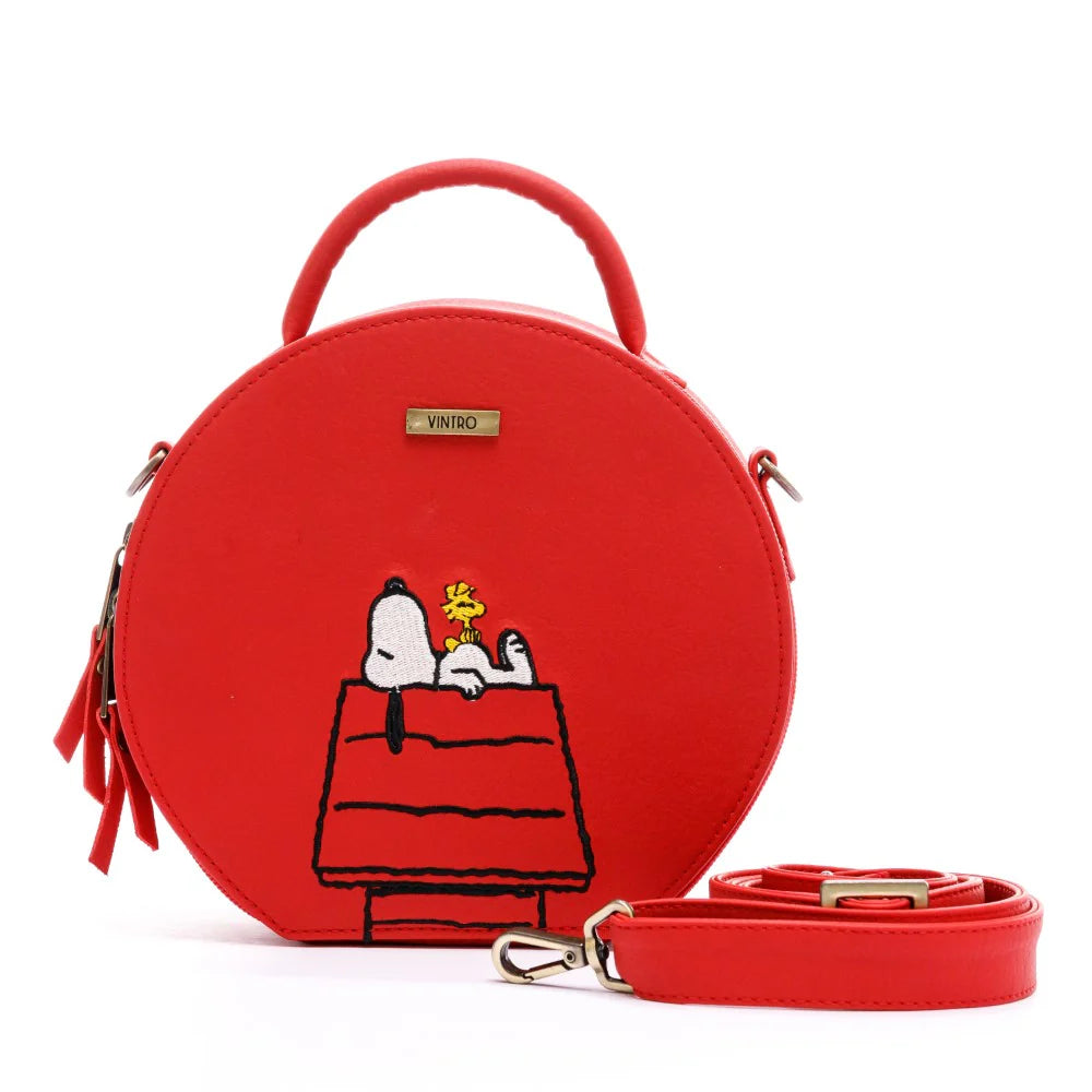 MANOS LIBRES PARA MUJER SUIZA ROJO SNOOPY