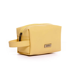 COSMETIQUERA PARA MUJER MINI PARIS AMARILLA