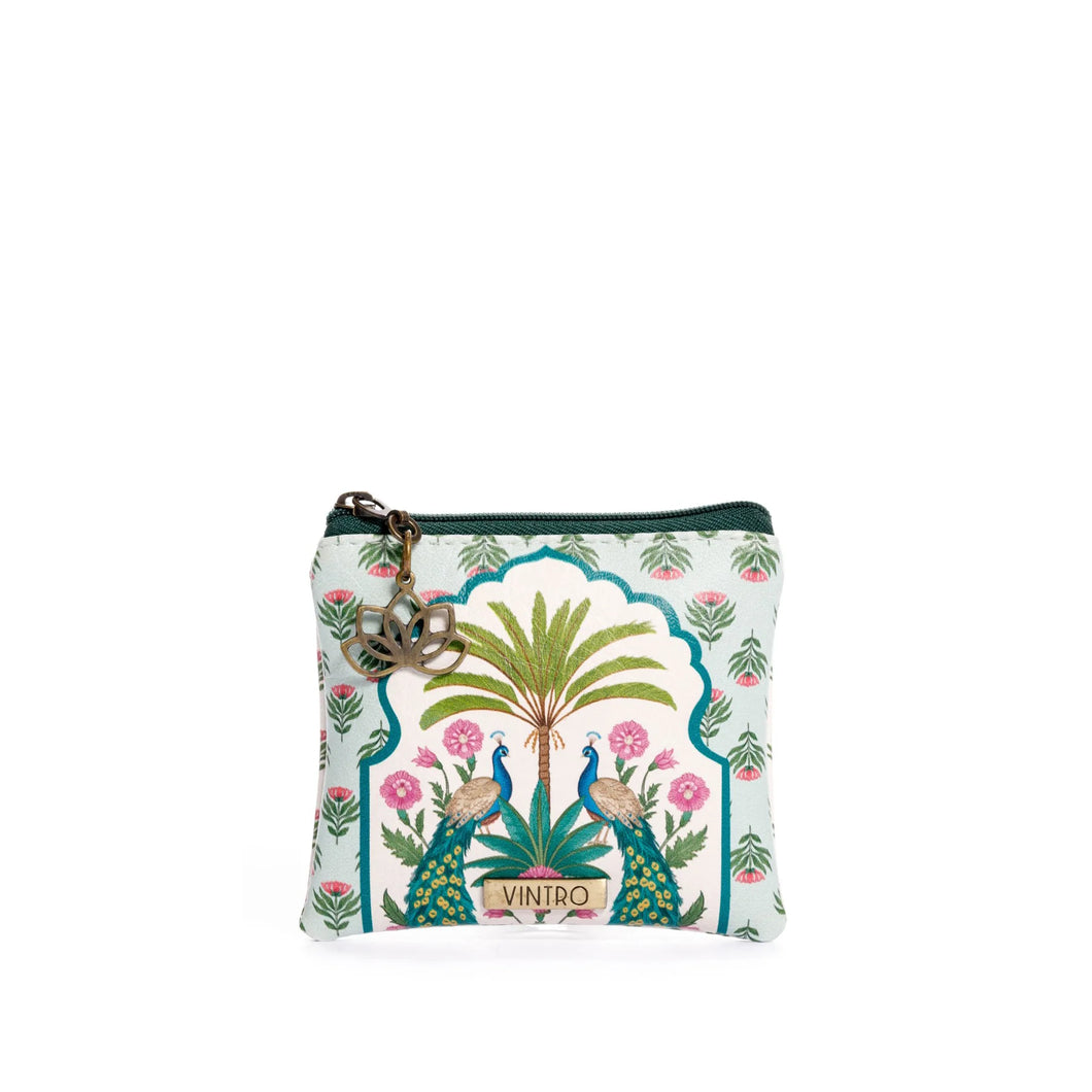 MONEDERO PARA MUJER BASICO ESTAMPADO INDIAN GARDEN