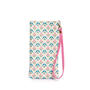ESTUCHE DE GAFAS O CELULAR PARA MUJER INDIAN GARDEN CON PULSERA Y BROCHE