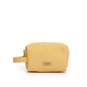 COSMETIQUERA PARA MUJER MINI PARIS AMARILLA