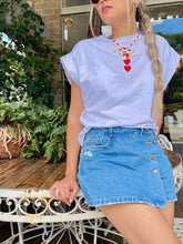 Cargar imagen en el visor de la galería, Falda Emilia Indigo Medio
