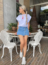 Cargar imagen en el visor de la galería, Falda Emilia Indigo Medio

