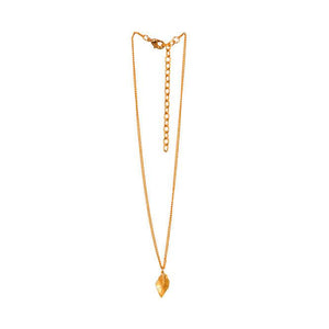 Cadena Choker Y Dije Hoja Edén
