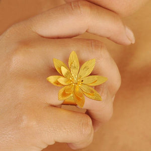 Anillo Flor De Loto Resiliencia