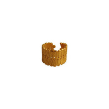 Cargar imagen en el visor de la galería, Anillo hoja Dividivi, Brillo Guajiro
