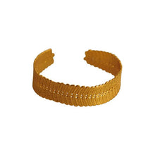 Cargar imagen en el visor de la galería, Brazalete Hoja Dividivi Brillo Guajiro
