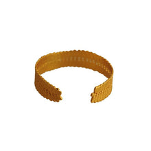 Cargar imagen en el visor de la galería, Brazalete Hoja Dividivi Brillo Guajiro
