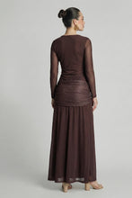 Cargar imagen en el visor de la galería, VESTIDO ELVIRA BROWN
