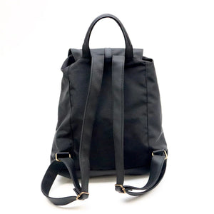 Morral Vuelo Negro Lona