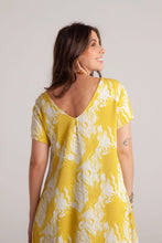 Cargar imagen en el visor de la galería, Vestido Alma multi cuello en v o redondo - Tie Dye Verde Limón
