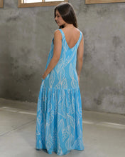 Cargar imagen en el visor de la galería, Vestido Marcia Hojas Blue
