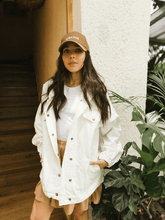 Cargar imagen en el visor de la galería, Chaqueta Maia índigo blanco
