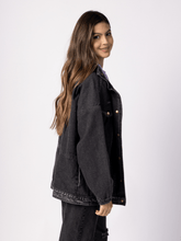 Cargar imagen en el visor de la galería, Chaqueta Maia índigo negro
