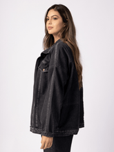 Cargar imagen en el visor de la galería, Chaqueta Maia índigo negro
