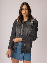 Cargar imagen en el visor de la galería, Chaqueta Maja Negro Rotos
