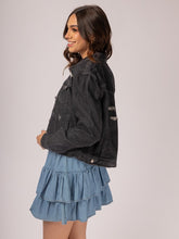 Cargar imagen en el visor de la galería, Chaqueta Milagros Negro Rotos
