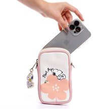 Cargar imagen en el visor de la galería, MANOS LIBRES PARA MUJER PORTUGAL ROSADO SNOOPY CON CARGADERA REMOVIBLE
