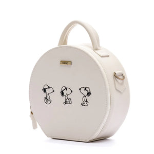 MANOS LIBRES PARA MUJER SUIZA BEIGE SNOOPY