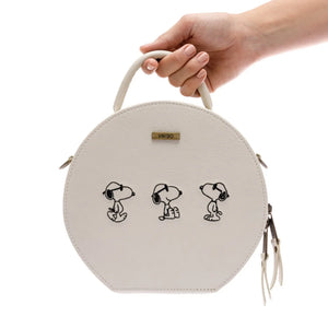 MANOS LIBRES PARA MUJER SUIZA BEIGE SNOOPY